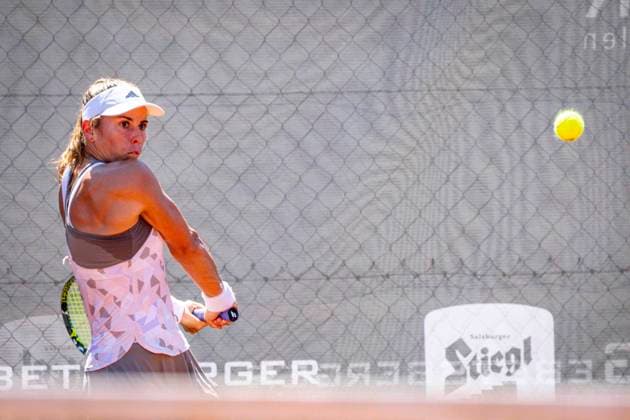 TENNIS - WTA, Tennis Damen Ladies Open Amstetten AMSTETTEN,AUSTRIA,08.AUG.25 - TENNIS - ITF World Tennis Tour, Ladies Open Amstetten. Image shows Julia Grabher (AUT).  GEPAxpictures xKevinxHackner