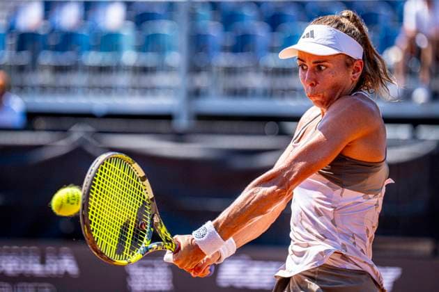 TENNIS - WTA, Tennis Damen Ladies Open Amstetten AMSTETTEN,AUSTRIA,08.AUG.25 - TENNIS - ITF World Tennis Tour, Ladies Open Amstetten. Image shows Julia Grabher (AUT).  GEPAxpictures xKevinxHackner