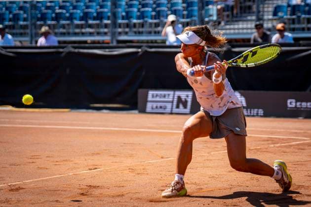 TENNIS - WTA, Tennis Damen Ladies Open Amstetten AMSTETTEN,AUSTRIA,08.AUG.25 - TENNIS - ITF World Tennis Tour, Ladies Open Amstetten. Image shows Julia Grabher (AUT).  GEPAxpictures xKevinxHackner