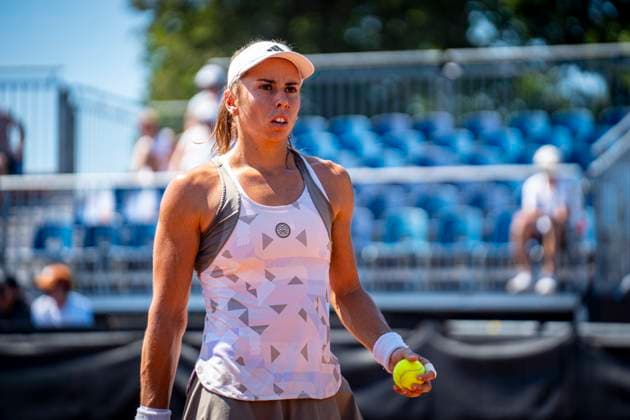 TENNIS - WTA, Tennis Damen Ladies Open Amstetten AMSTETTEN,AUSTRIA,08.AUG.25 - TENNIS - ITF World Tennis Tour, Ladies Open Amstetten. Image shows the disappointment of Julia Grabher (AUT).  GEPAxpictures xKevinxHackner