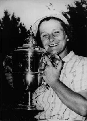Historic archival images of Golf BABE ZAHARIAS 1954 US OPEN WINNER Mildred Babe? Didrikson Zaharias (1911 1956) was one of the greatest female athletes of all time. In 1954, she achieved one of the most inspiring victories in golf history by winning the U.S. Women™s Open just over a year after undergoing cancer surgery. Copyright: xMarkxNewcombex