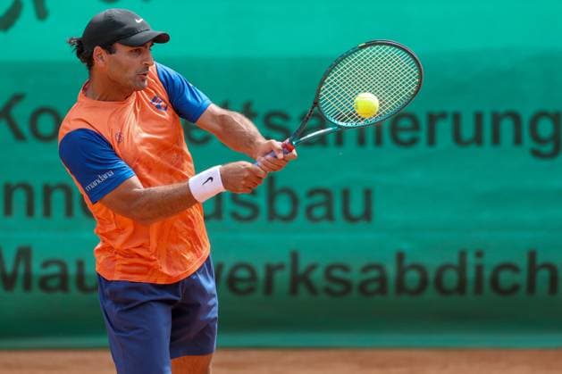 Tennis - 1. Bundesliga - FTC Palmengarten - TC Bredeney - 08.08.25, Hassan, Benjamin (GER Bredeney), -