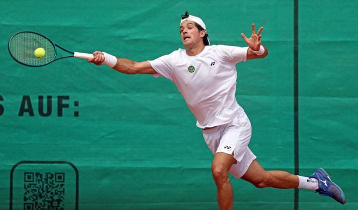 Tennis - 1. Bundesliga - FTC Palmengarten - TC Bredeney - 08.08.25, Mena, Facundo (ARG Palmengarten), -