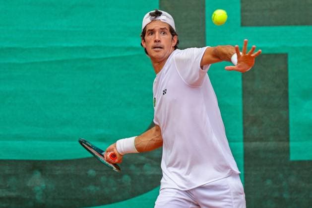 Tennis - 1. Bundesliga - FTC Palmengarten - TC Bredeney - 08.08.25, Mena, Facundo (ARG Palmengarten), -