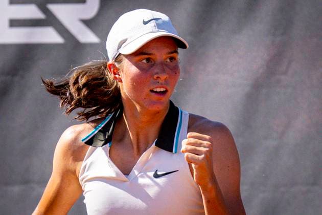 TENNIS - WTA, Tennis Damen Ladies Open Amstetten AMSTETTEN,AUSTRIA,08.AUG.25 - TENNIS - ITF World Tennis Tour, Ladies Open Amstetten. Image shows the rejoicing of Lilli Tagger (AUT).  GEPAxpictures xKevinxHackner