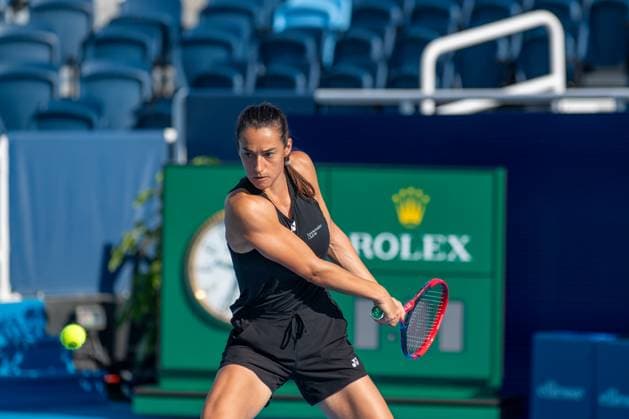 Cincinnati Open: Sonay Kartal And Caroline Garcia Practice Caroline Garcia practices with Sonay Kartal before their Round 1 match at the Cincinnati Open in Mason, Ohio, on August 8, 2025. Mason Ohio United States  Copyright: xJasonxWhitmanx originalFilename:whitman-cincinna250808_npfZz.jpg