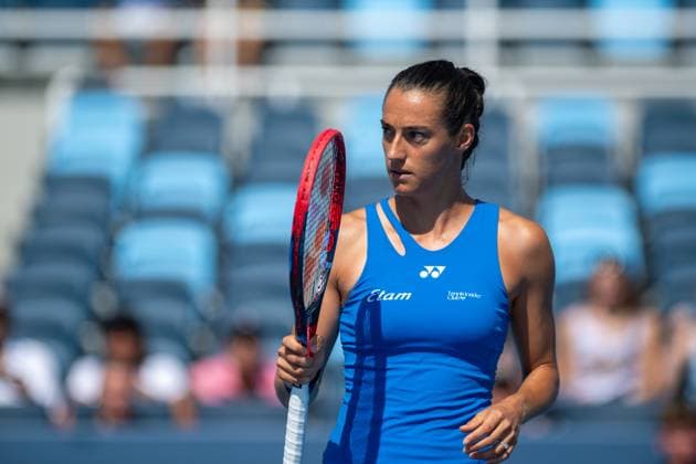 Cincinnati Open: Round 1 Match Caroline Garcia V Sonay Kartal Caroline Garcia is seen during the Round 1 match between Caroline Garcia and Sonay Kartal at the Cincinnati Open in Mason, Ohio, on August 8, 2025. Mason United States  Copyright: xJasonxWhitmanx originalFilename:whitman-cincinna250808_npAeL.jpg
