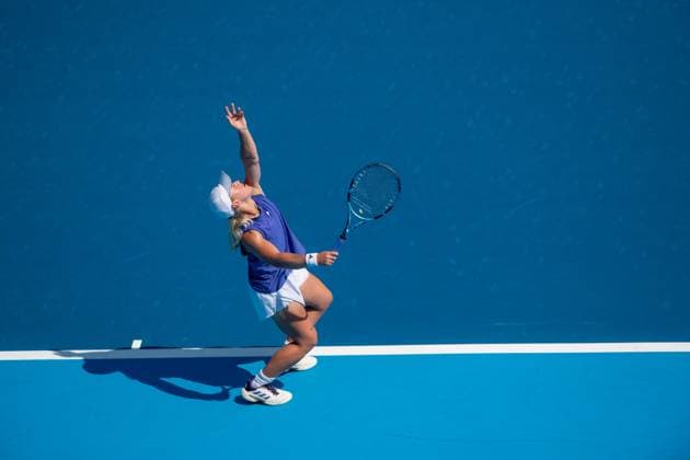 Cincinnati Open: Round 1 Match Caroline Garcia V Sonay Kartal Sonay Kartal is seen during the Round 1 match between Caroline Garcia and Sonay Kartal at the Cincinnati Open in Mason, Ohio, on August 8, 2025. Mason United States  Copyright: xJasonxWhitmanx originalFilename:whitman-cincinna250808_npDL8.jpg