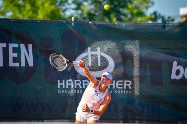 TENNIS - WTA, Tennis Damen Ladies Open Amstetten AMSTETTEN,AUSTRIA,08.AUG.25 - TENNIS - ITF World Tennis Tour, Ladies Open Amstetten. Image shows Sinja Kraus (AUT).  GEPAxpictures xKevinxHackner