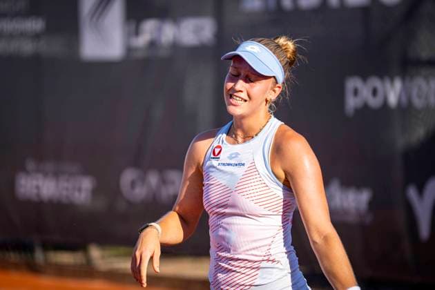 TENNIS - WTA, Tennis Damen Ladies Open Amstetten AMSTETTEN,AUSTRIA,08.AUG.25 - TENNIS - ITF World Tennis Tour, Ladies Open Amstetten. Image shows the disappointment of Sinja Kraus (AUT).  GEPAxpictures xKevinxHackner
