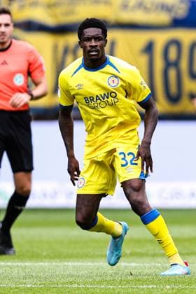 Christian Conteh (Eintracht Braunschweig,32) - 2. Fußball Bundesliga Saison 2025-2026 1. FC Magdeburg vs. Eintracht Braunschweig in der Avnet Arena in Magdeburg - Aktion,Fußball,Mann,Männer,Deutschland,03.08.2025
