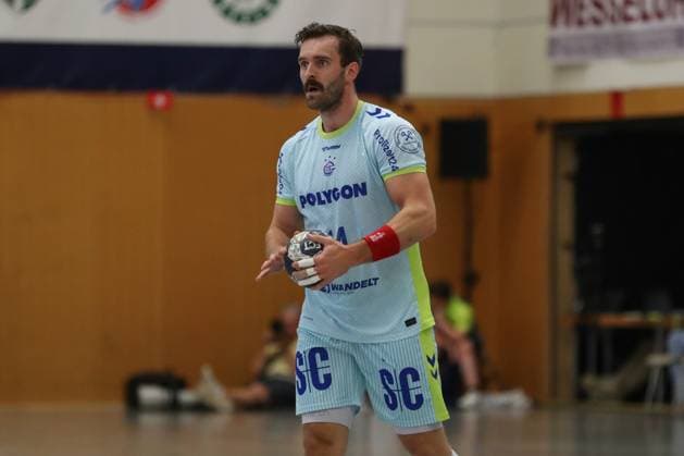08.08.2025, xgox, Handball Heide-Cup, VfL Gummersbach - Kadetten Schaffhausen emspor v.l. Teitur Orn Einarsson (Gummersbach, 14) Schneverdingen