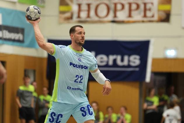 IHC 2025: VfL Gummersbach vs Kadetten Schaffhausen; 08.08.25 Kentin Mahé (Nr.22, VfL Gummersbach) IHC 2025: VfL Gummersbach vs Kadetten Schaffhausen, KGS-Sporthalle am 08.08.25 Copyright: xBEAUTIFULxSPORTS MarioxM.xKobergx