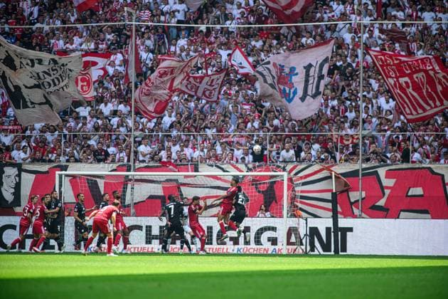Dusseldorf, Germany - 09.08.25: Football match Bundesliga 2 Fortuna Düsseldorf - Hannover 96 at Merkur Spiel Arena  Copyright: xVITALIIxKLIUIEVx