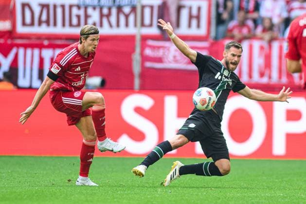 Dusseldorf, Germany - 09.08.25: Football match Bundesliga 2 Fortuna Düsseldorf - Hannover 96 at Merkur Spiel Arena  Copyright: xVITALIIxKLIUIEVx