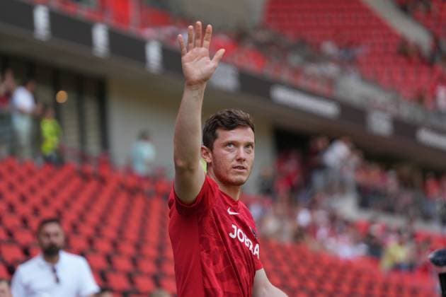 Michael Gregoritsch (SC Freiburg, 38) Vorstellung der Mannschaft bei der Saisoneröffnung, Präsentation, Spieler Fussball, Testspiel, SC Freiburg vs. CA Osasuna, 09.08.2025, Saisoneröffnung, Europa-Park Stadion, Freiburg, Deutschland, Freiburg Europa-Park Stadion Baden-Wuerttemberg Deutschland *** Michael Gregoritsch SC Freiburg, 38 Presentation of the team at the season opening, presentation, player football, test match, SC Freiburg vs CA Osasuna, 09 08 2025, season opening, Europa Park Stadion, Freiburg, Germany, Freiburg Europa Park Stadion Baden Wuerttemberg Germany Copyright: xArnexAmbergx