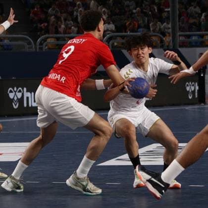August 9, 2025, Cairo, Cairo, Egypt: SORA FURUSAWA The Japanese Handball Player During 11TH IHF Men s World Championship, WM, Weltmeisterschaft U19 Egypt 2025 Match Between Egypt And Japan At Cairo Stadium Main Hall Cairo Egypt - ZUMAe138 20250809_zsp_e138_024 Copyright: xBassemxElziatyx