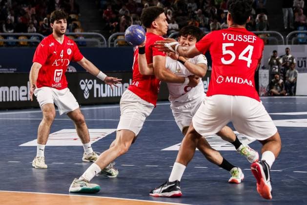 August 9, 2025, Cairo, Cairo, Egypt: SORA FURUSAWA The Japanese Handball Player During 11TH IHF Men s World Championship, WM, Weltmeisterschaft U19 Egypt 2025 Match Between Egypt And Japan At Cairo Stadium Main Hall Cairo Egypt - ZUMAe138 20250809_zsp_e138_027 Copyright: xBassemxElziatyx