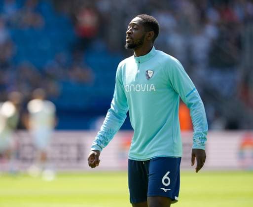 Ibrahima Sissoko (VfL Bochum 1848, 6) vor dem Spiel GER, VfL Bochum 1848 vs SV Elversberg, Fussball, 2. Bundesliga, 2. Spieltag, Saison 2025 2026, 10.08.2025 DFL REGULATIONS PROHIBIT ANY USE OF PHOTOGRAPHS AS IMAGE SEQUENCES AND OR QUASI-VIDEO GER, VfL Bochum 1848 vs SV Elversberg, Fussball, 2. Bundesliga, 2. Spieltag, Saison 2025 2026, 10.08.2025 Bochum *** Ibrahima Sissoko VfL Bochum 1848, 6 before the match GER, VfL Bochum 1848 vs SV Elversberg, Football, 2 Bundesliga, Matchday 2, Season 2025 2026, 10 08 2025 DFL REGULATES PROHIBIT ANY USE OF PHOTOGRAPHS AS IMAGE SEQUENCES AND OR QUASI VIDEO GER, VfL Bochum 1848 vs SV Elversberg, Football, 2 Bundesliga, Matchday 2, Season 2025 2026, 10 08 2025 Bochum Copyright: xEibner-Pressefoto ScottxColemanx EP_SCN