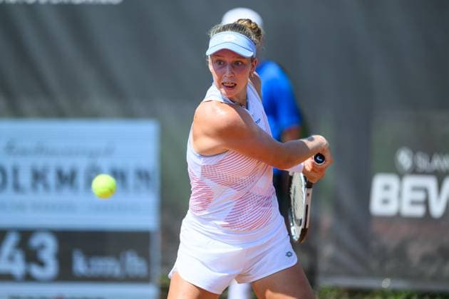 TENNIS - WTA, Tennis Damen Ladies Open Amstetten AMSTETTEN,AUSTRIA,10.AUG.25 - TENNIS - ITF World Tennis Tour, Ladies Open Amstetten. Image shows Sinja Kraus (AUT).  GEPAxpictures xChristianxMoser