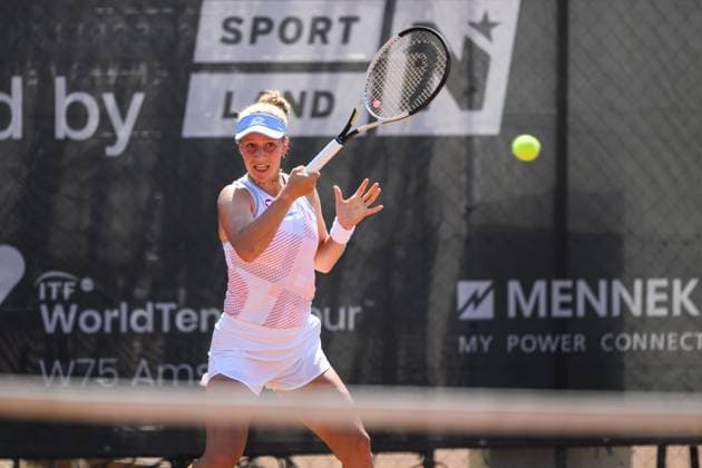 TENNIS - WTA, Tennis Damen Ladies Open Amstetten AMSTETTEN,AUSTRIA,10.AUG.25 - TENNIS - ITF World Tennis Tour, Ladies Open Amstetten. Image shows Sinja Kraus (AUT).  GEPAxpictures xChristianxMoser