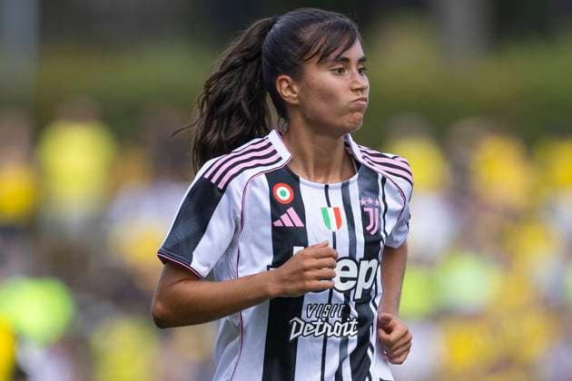 Testspiel Frauen: Borussia Dortmund - Juventus Turin; 10.08.2025 Cristina Libran Quiroga (Juventus Turin, 37) im Testspiel zwischen Borussia Dortmund und Juventus Turin, am 10.08.2025, Stadion Rote Erde, Dortmund. Copyright: xBEAUTIFULxSPORTS Meuselx