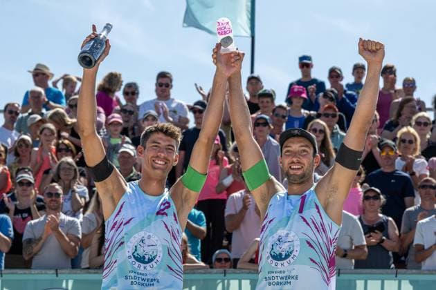 RECORD DATE NOT STATED Rock The Beach Tour Borkum, 10.08.2025 Valentin Schneckenburger, Kim Huber; Rock The Beach Tour Borkum am 10.08.2025 Copyright: xBEAUTIFULxSPORTS PeterxWeberx