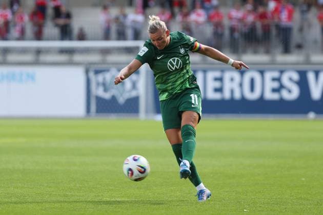 VfL- Union Berlin, Frauen Wolfsburg, 10.08.2025, FUßBALL - VfL Wolfsburg vs. Union Berlin, Testspiel, Saison 2025 26. Alexandra Popp (VfL Wolfsburg) Wolfsburg