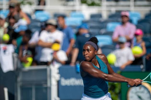Cincinnati Open: Coco Gauff Practice On Center Court Coco Gauff practices on Center Court prior to her second-round match at the Cincinnati Open in Mason, Ohio, on August 10, 2025. Mason United States  Copyright: xJasonxWhitmanx originalFilename:whitman-cincinna250810_npwJq.jpg