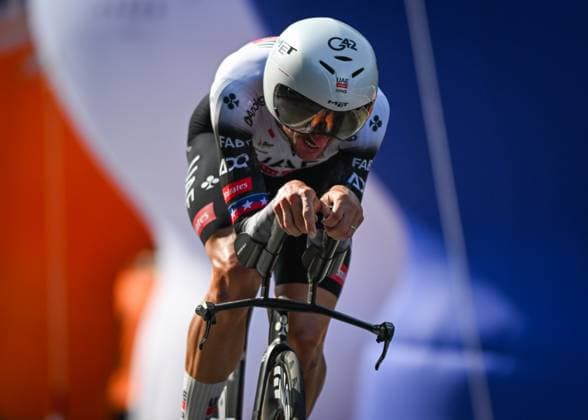 Brandon McNulty Wins 2025 Tour De Pologne After Final Stage Time Trial Victory WIELICZKA, POLAND AUGUST 10: Brandon McNulty of the United States, riding for UAE Team Emirates XRG, races through the final kilometer of Stage 7, a 12.5 km individual time trial from Wieliczka to Wieliczka UCIWT , on his way to winning the overall title at the 82nd Tour de Pologne, in Wieliczka, Lesser Poland Voivodeship, Poland, on August 10, 2025. Wieliczka Poland Copyright: xArturxWidakx originalFilename:widak-brandonm250810_npjok.jpg