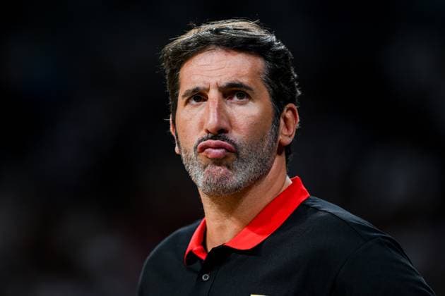 Alex Mumbru (Deutschland, Trainer) gestikuliert, GER, Deutschland vs. Slowenien, Basketball, Laenderspiel, Vorbereitung Europameisterschaft, 10.08.2025 GER, Deutschland vs. Slowenien, Basketball, Laenderspiel, Vorbereitung Europameisterschaft, 10.08.2025 Mannheim Copyright: xEibner-Pressefoto FlorianxWiegandx EP_FWD