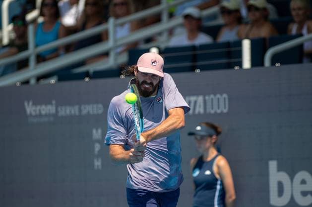 Cincinnati Open: Reilly Opelka V Alex De Minaur Reilly Opelka is seen during his second-round match at the Cincinnati Open in Mason, Ohio, on August 10, 2025. Mason Ohio United States  Copyright: xJasonxWhitmanx originalFilename:whitman-cincinna250810_npuUq.jpg