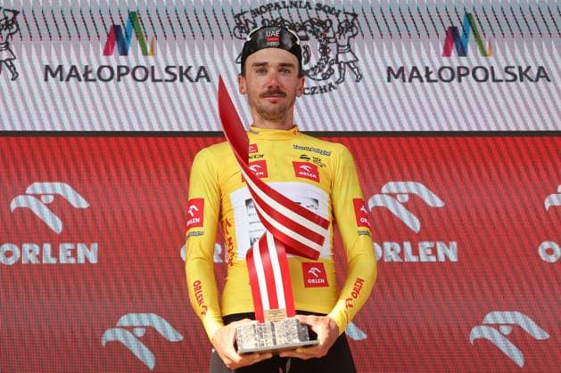 Tour de Pologne 2025 - Stage 7 WIELICZKA, POLAND - AUGUST 10: Brandon McNulty during the individual time trial, 7th stage of Tour de Pologne UCI World Tour cycling race in Wieliczka, Poland on August 10, 2025. Jakub Porzycki Anadolu Wieliczka Poland. Editorial use only. Please get in touch for any other usage.  Copyright: x2025xAnadoluxJakubxPorzyckix