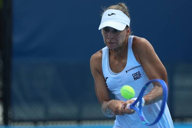 TENIS CINCINNATI OPEN 2025 10082025 N Z MAGDA LINETTE W TRAKCIE MECZU PRZECIWKO REBECCA SRAMKOVA (SLOWACJA) W DRUGIEJ RUNDZIE TURNIEJU WTA, Tennis Damen 1000 CINCINNATI OPEN MARCIN CHOLEWINSKI NEWSPIX.PL TENNIS WTA 1000 CINCINNATI OPEN 2025 10082025 MAGDA LINETTE DURING THE MATCH AGAINST REBECCA SRAMKOVA OF SLOVAKIA IN THE SECOND ROUND NEWSPIX.PL --- newspix.pl POLAND OUT! 