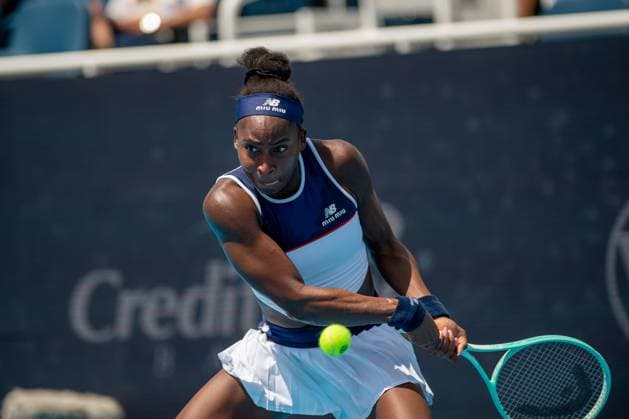Cincinnati Open: Coco Gauff V Xinyu Wang Coco Gauff is seen during her second-round match at the Cincinnati Open in Mason, Ohio, on August 10, 2025. Mason United States  Copyright: xJasonxWhitmanx originalFilename:whitman-cincinna250810_npJNW.jpg