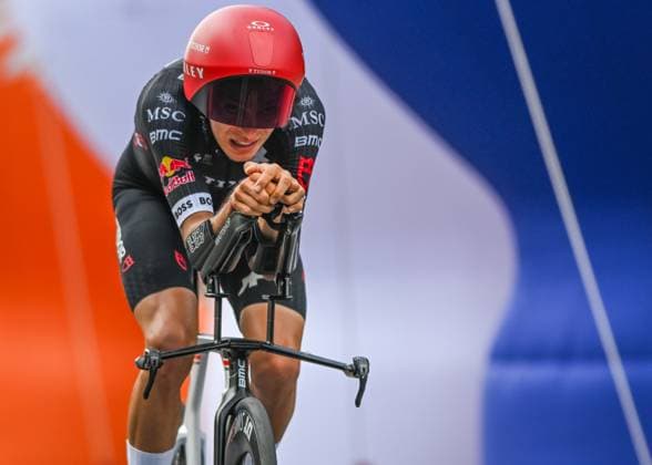 82nd Tour De Pologne 2025 - Stage 7 WIELICZKA, POLAND AUGUST 10: Hannes Wilksch of Germany, riding for Tudor Pro Cycling Team, races through the final kilometer of Stage 7, a 12.5 km individual time trial from Wieliczka to Wieliczka, during the 82nd Tour de Pologne, in Wieliczka, Lesser Poland Voivodeship, Poland, on August 10, 2025. Wieliczka Poland Copyright: xArturxWidakx originalFilename:widak-82ndtour250810_npiTF.jpg