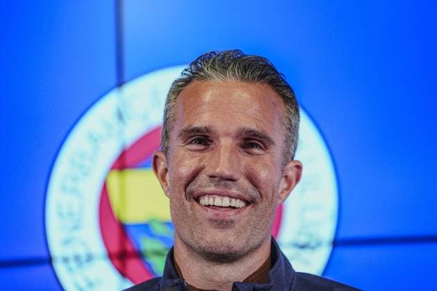 Ahead of Fenerbahce v Feyenoord - UEFA Champions League ISTANBUL, TURKIYE - AUGUST 11: Head coach Robin van Persie of Feyenoord and player Sem Steijn hold a press conference, PK, Pressekonferenz ahead of UEFA Champions League third qualifying round second leg football match against Feyenoord in Istanbul, Turkiye on August 11, 2025. Agit Erdi Ulukaya Anadolu Istanbul Turkey. Editorial use only. Please get in touch for any other usage.  Copyright: x2025xAnadoluxAgitxErdixUlukayax