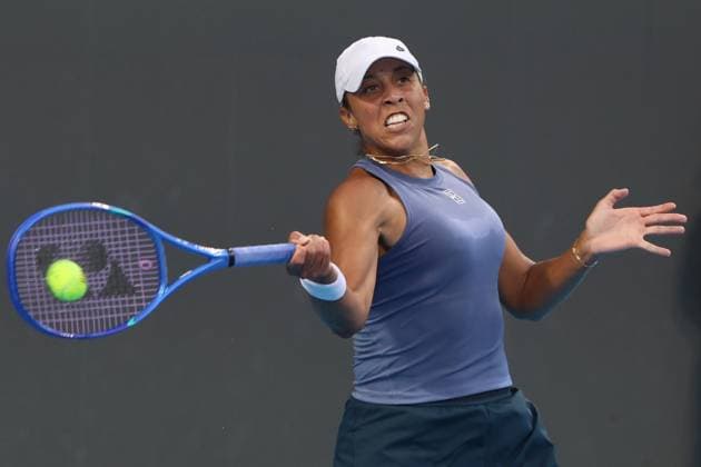 August 11, 2025, Mason, Ohio, United States: MADISON KEYS of USA during the match against A. Ito of Japan in the third round of the Cincinnati Open at the Lindner Family Tennis Center. Mason, Ohio. Keys won 6:4, 6:0. Mason United States - ZUMAc278 20250811_zsp_c278_024 Copyright: xMarcinxCholewinskix
