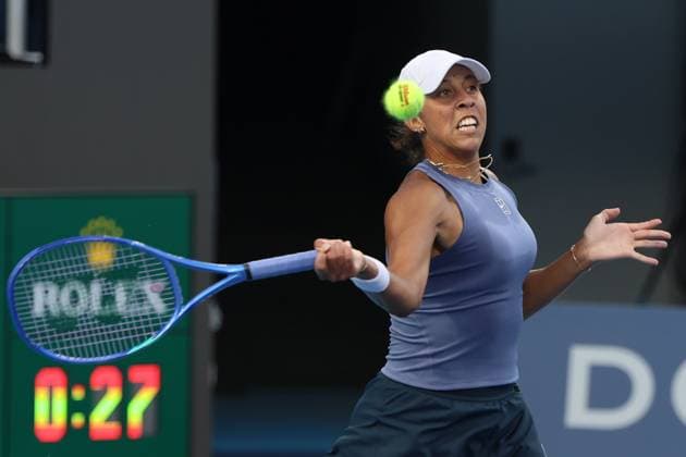 TENIS CINCINNATI OPEN 2025 11082025 N Z MADISON KEYS (USA) W TRAKCIE MECZU 1 16 FINALU NA TURNIEJU WTA, Tennis Damen 1000 CINCINNATI OPEN MARCIN CHOLEWINSKI NEWSPIX.PL TENNIS WTA 1000 CINCINNATI OPEN 2025 11082025 MADISON KEYS OF USA DURING MATCH 1 16 FINAL NEWSPIX.PL --- newspix.pl 