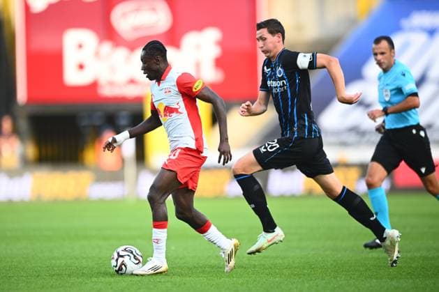 Club Brugge v Salzburg - UEFA Champions League BRUGGE, BELGIUM - AUGUST 12 : Vanaken Hans midfielder of Club Brugge, Player of Red Bull Salzburg during the UEFA Champions League 2025 26 third qualifying round second leg between Club Brugge and Salzburg on August 12, 2025 in Brugge, Belgium, 12 08 2025 Brugge Belgium  Copyright: xGvgx