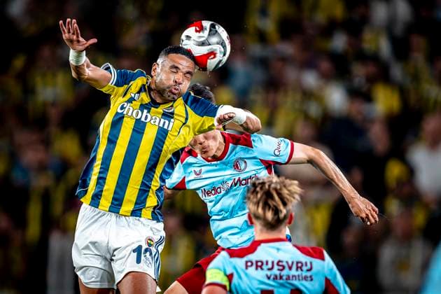 Fenerbahce SK forwarder Youssef En-Nesyri during the match Fenerbahce - Feyenoord at the Åžükrü SaracoÄülu Spor Kompleksi for the Champions League - Third qualifying round - 2nd leg season 2025-2026 in ISTANBUL, Turkey on 10 august 2025, (photo by Marcel van Dorst EYE4images DeFodi Images)