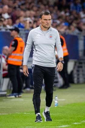 SLOVAN BRATISLAVA - KAIRAT ALMATY Assistant coach of Slovan Boris Kitka during third qualifying round of UEFA Champions League football match between SK Slovan Bratislava and Kairat Almaty. Bratislava, Slovakia, August 12, 2025. Copyright: xx 080A4533