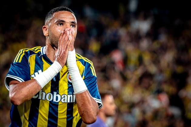 Fenerbahce SK forwarder Youssef En-Nesyri during the match Fenerbahce - Feyenoord at the Åžükrü SaracoÄülu Spor Kompleksi for the Champions League - Third qualifying round - 2nd leg season 2025-2026 in ISTANBUL, Turkey on 10 august 2025, (photo by Marcel van Dorst EYE4images DeFodi Images)