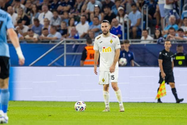 SLOVAN BRATISLAVA - KAIRAT ALMATY Ofri Arad of Kairat during third qualifying round of UEFA Champions League football match between SK Slovan Bratislava and Kairat Almaty. Bratislava, Slovakia, August 12, 2025. Copyright: xx 080A5297