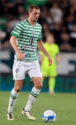 12.08.2025 Budapest Ferencvarosi TC-PFK Ludogorets Champion s League third leg qualifiers men s football Toon Raemaekers Ferencvaros :