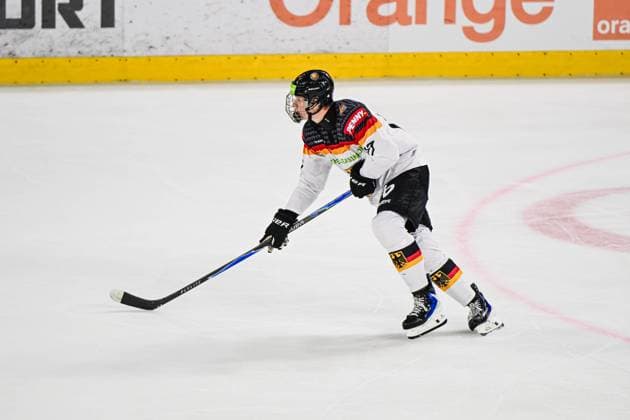 KRESTAN Tobias during Hlinka Gretzky cup, Slovakia U18 - Germany U18, 12.08.2025, Stadium Pavol Demitra, Trencin, Slovakia Copyright: xMICHALxFAJT,ZOSPORTU.SKx MAR_3718