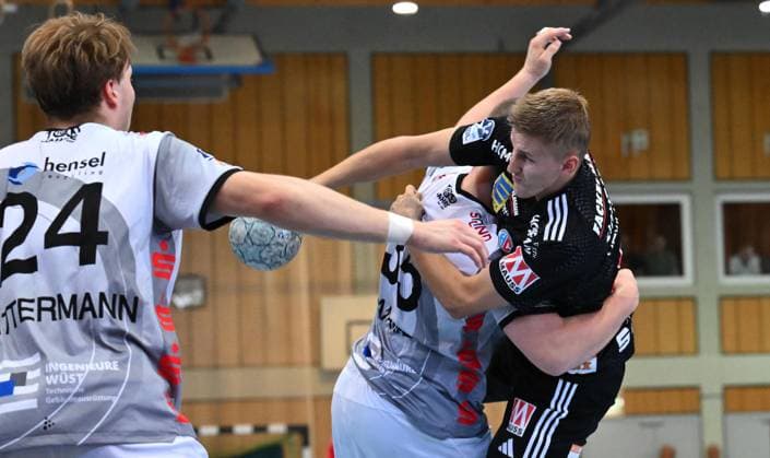 13.08.2025 - Handball - Saison 2025 2026 - Testspiel - Freundschaftsspiel : HC Erlangen HCE - TV Großwallstadt - - xwoxzix - Sander Andreassen Overjordet ( 8, HC Erlangen HCE )