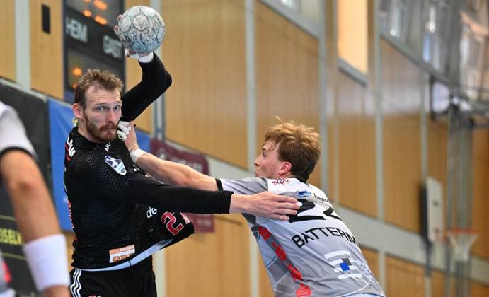 13.08.2025 - Handball - Saison 2025 2026 - Testspiel - Freundschaftsspiel : HC Erlangen HCE - TV Großwallstadt - - xwoxzix - Antonio Metzner (27, HC Erlangen HCE ) Connar Battermann (24, TV Großwallstadt )