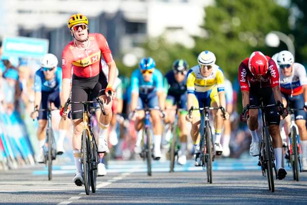 Road cycling, Rad, Radsport, Strasse 2nd stage of PostNord Tour of Denmark Soeren Waerenskjold of Norway finish to win the second stage of PostNord Tour of Denmark in Gladsaxe, Denmark, Wednesday August 13, 2025 , Zealand Denmark Copyright: MadsxClausxRasmussenx spdk20250813-173235-L