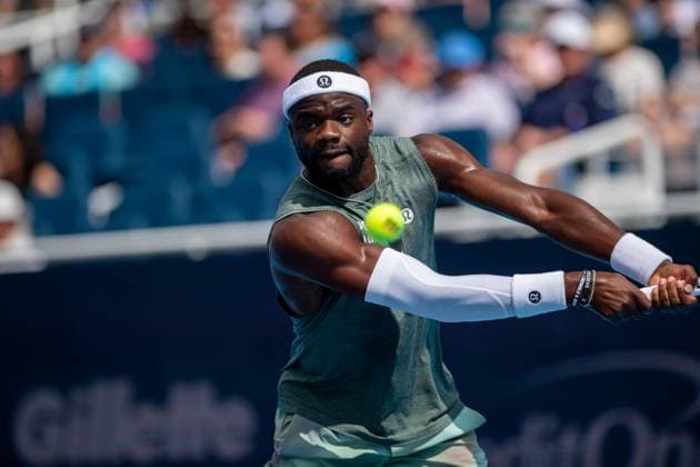 Cincinnati Open Round Of 16: Francis Tiafoe V Holger Rune Francis Tiafoe is seen during his Round of 16 match at the Cincinnati Open in Mason, Ohio, on August 13, 2025. Mason Ohio United States  Copyright: xJasonxWhitmanx originalFilename:whitman-cincinna250813_nphbu.jpg